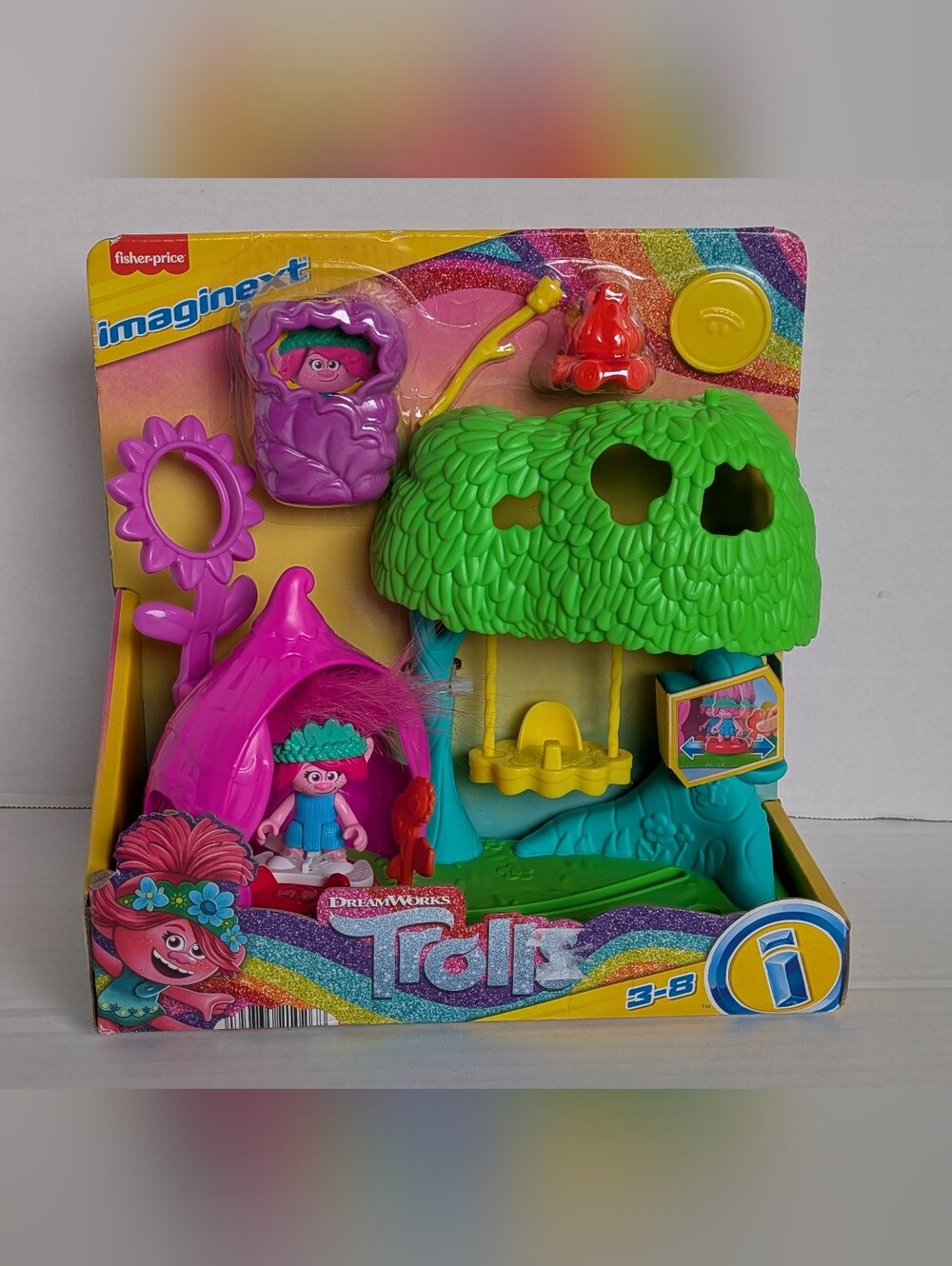 Fisher-Price Imaginex Trolls Poppy's Camping Pod